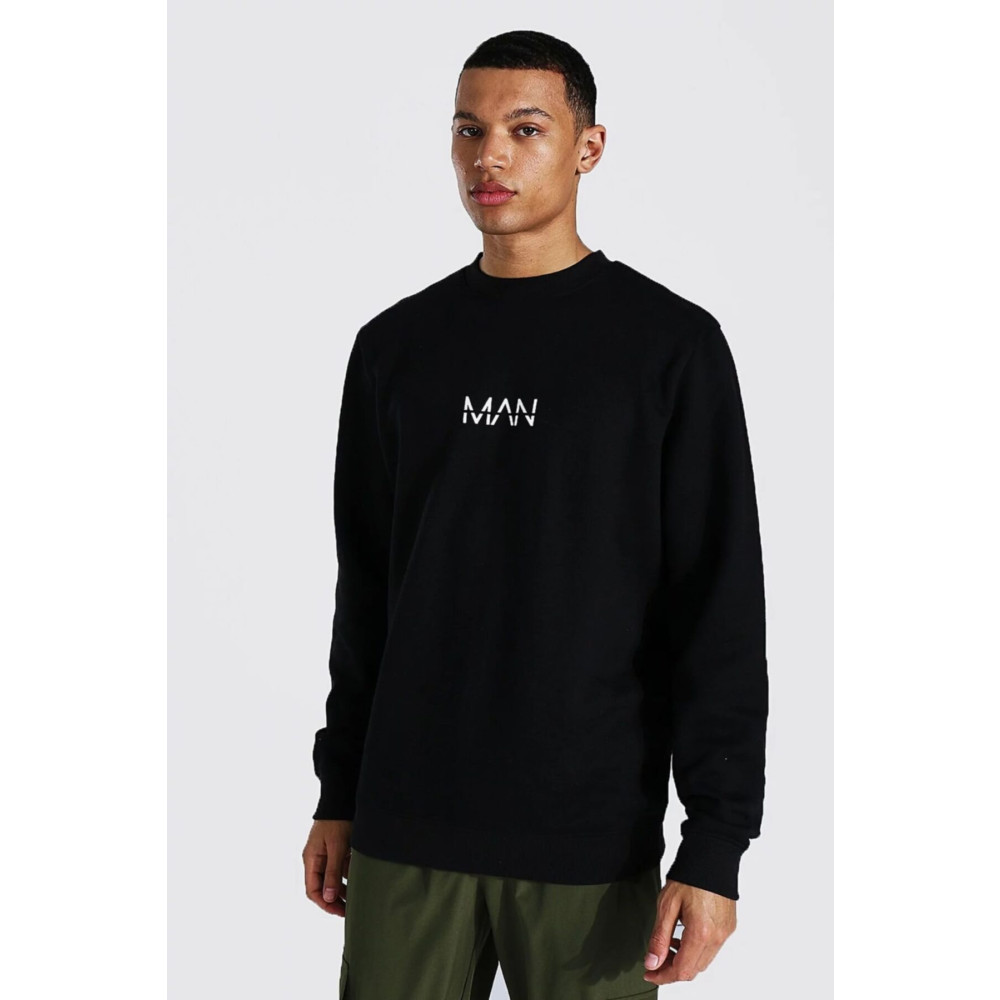 westkombin Siyah Oversize Sweat K-man L Beden Bayan Sweatshirt Fiyatı
