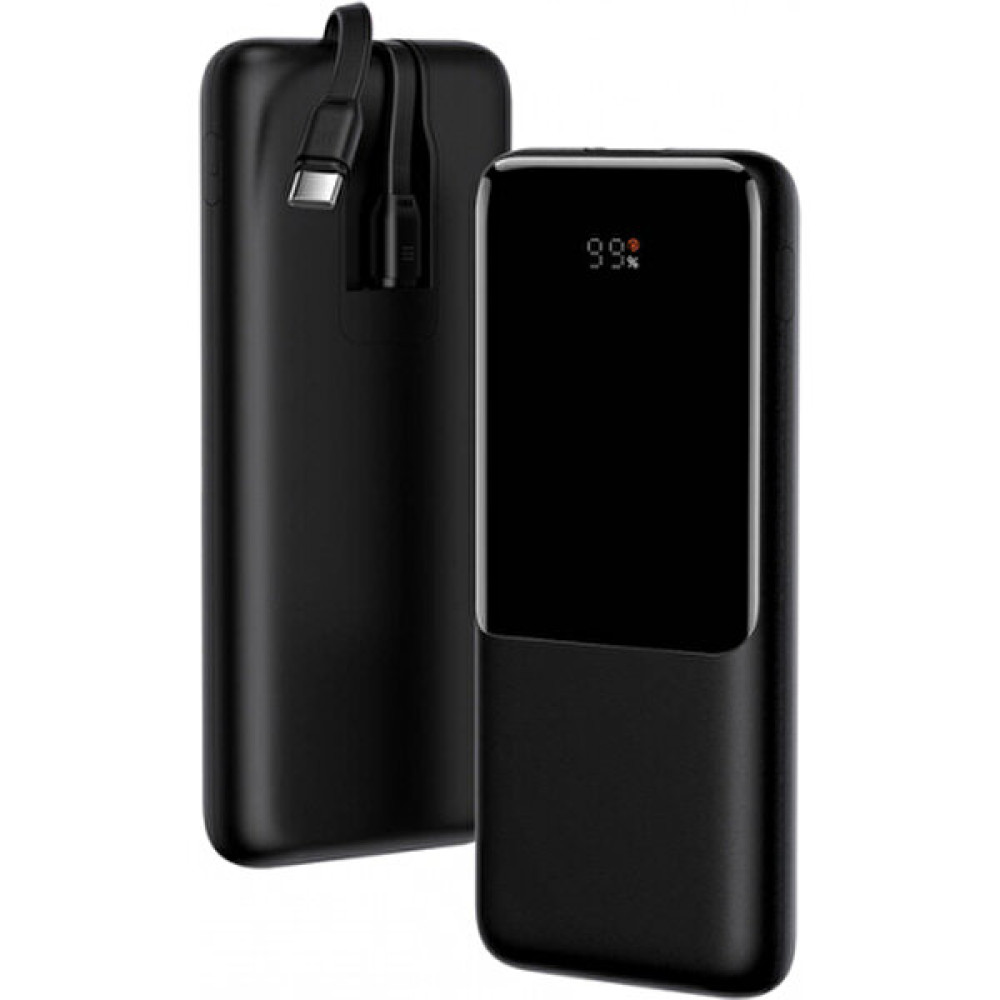 Westus 22.5W Dijital Göstergeli 10000MAH Type-C+Lightning Kablolu Hızlı Şarj iPhone 14-Pro-Pro Max-Plus-Samsung S21-22-23 Uyumlu Taşınabilir Powerb... Taşınabilir Şarj Cihazı - Powerbank Fiyatı