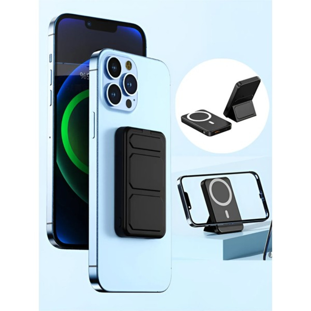 Westus 22,5W Hızlı Şarj Özellikli Tüm Magsafeli Modeller Ileiphone Uyumlu Magsafe Battery Pack Wireless Powerbank - Siyah Taşınabilir Şarj Cihazı - Powerbank Fiyatı