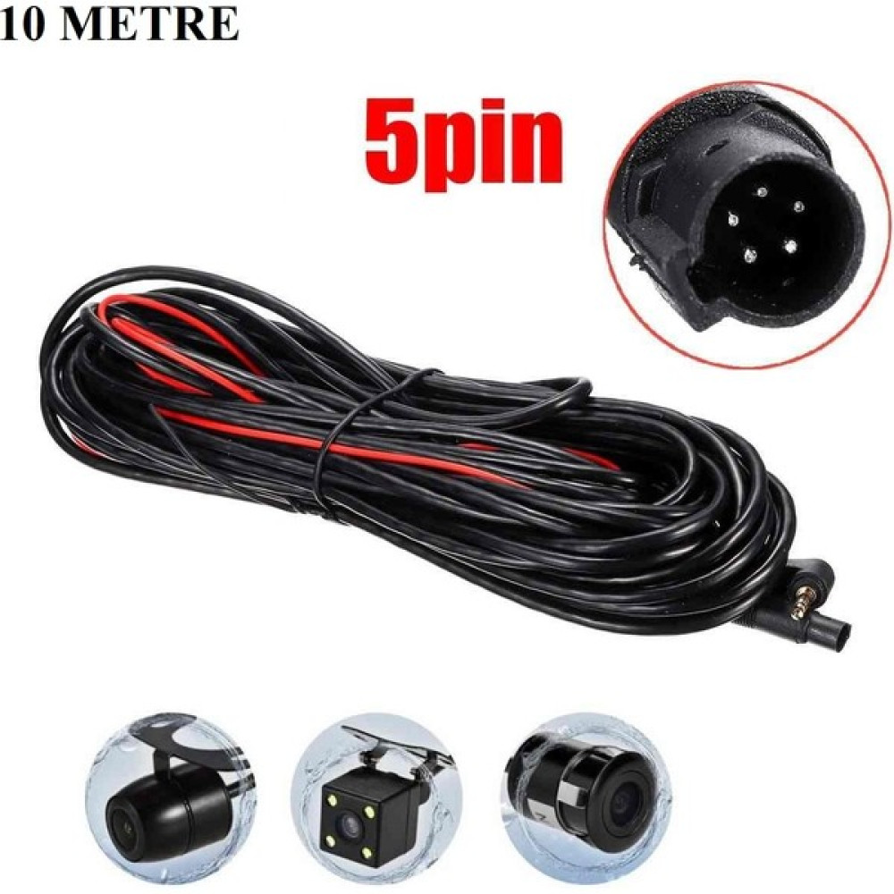 Wevolt Araç Kamera Kablosu 10M. 5 Pin 2,5 mm 4 Boğum Araç Kamera Kablosu 10M. Oto Elektroniği Fiyatı