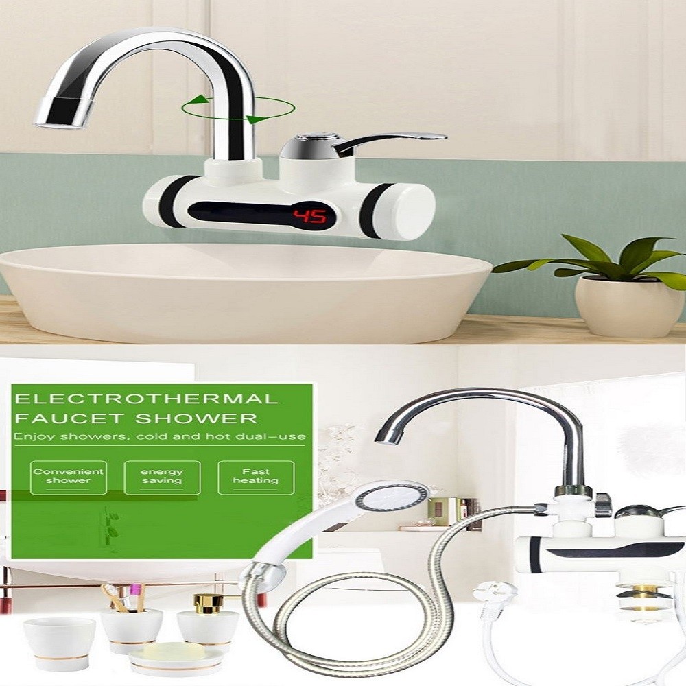 Wevolt Elektrikli Ani Su Isıtıcı Musluk Termal Ani Su Isıtıcı Musluk Duvar Giriş.duş Setli Su Isıtıcıları / Kettle Fiyatı