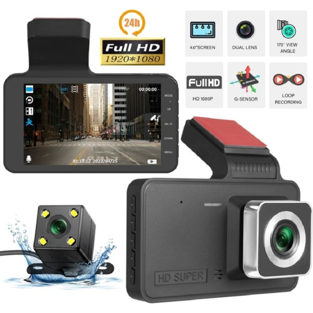 Wevolt MB-200 4" Fullhd Ekran Araç Içi Ön ve Arka Kamera Gece Görüşlü. Araç Kamera. (Türkçe Menü+Gece Görüş) Oto Görüntü Sistemleri Fiyatı