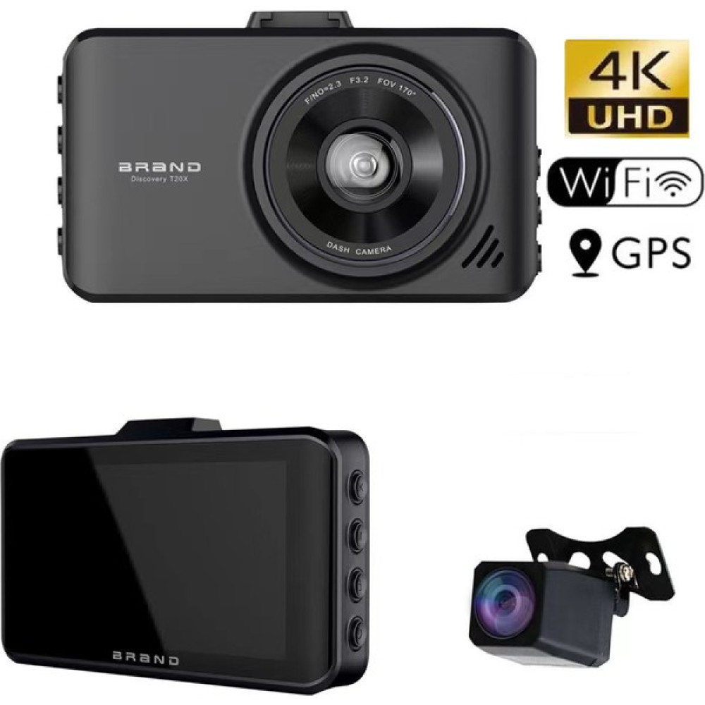 Wevolt Premium MB-5500 Quad Hd 4K Gps+Wifi+(Türkçe Uygulama) Araç Içi Kamera. Akıllı Araç Kamerası. Oto Görüntü Sistemleri Fiyatı