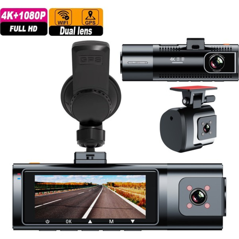 Wevolt Premium MB-5700 Quad Hd 4K Gps+Wifi+(Türkçe Uygulama) Araç Içi Kamera. Akıllı 4K Araç Kamerası. Oto Görüntü Sistemleri Fiyatı