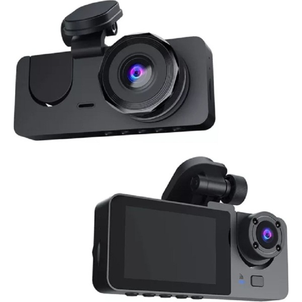 Wevolt Yeni 2 Inç 3 Kameralı 1080P Yol Kayıt Araç Kamerası(Türkçemenü+Gerigörüş+Hareketsensörü) Oto Görüntü Sistemleri Fiyatı