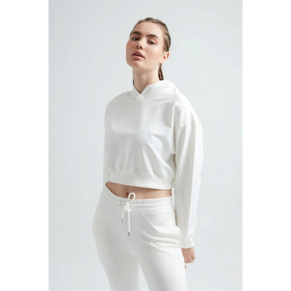 Weweus Erdem Weweus Ekru Kadın Tek Eşofman Üst 215 Renk Ekru Beden L 139036 Bayan Sweatshirt Fiyatı