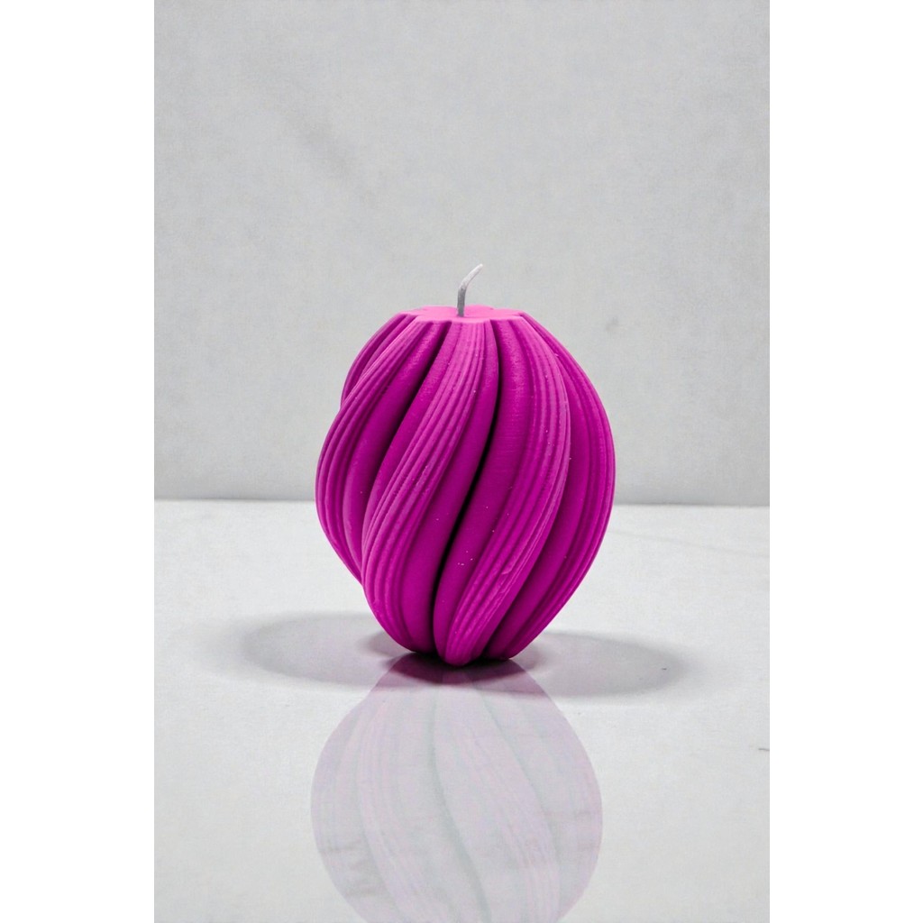 Wexo Spiral %100 Doğal Soya Mumu - Pembe Diğer Fiyatı