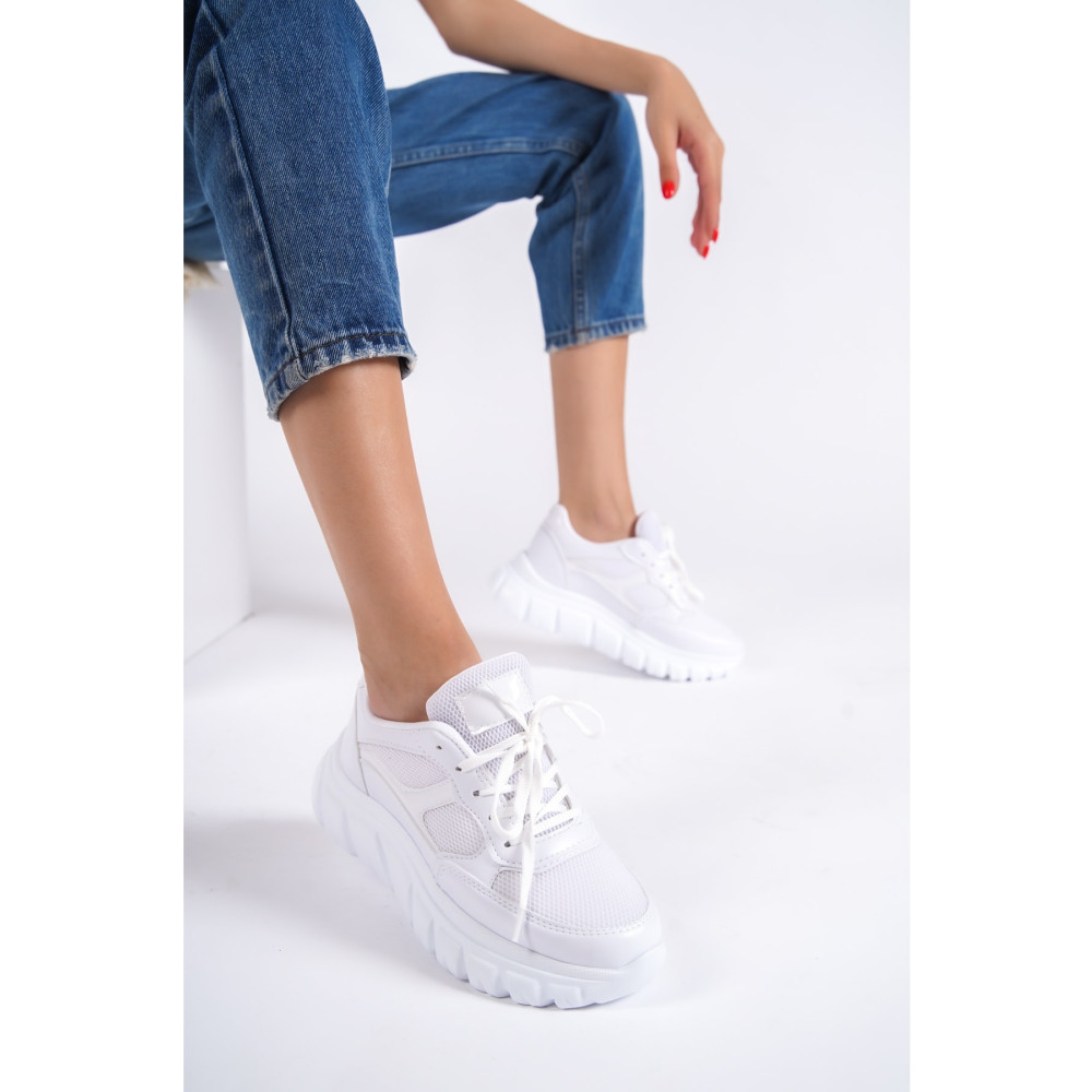 Weynes Kadın Bağıcıklı Fileli Günlük Sneaker Spor Ayakkabı Wsb0474 40 Beden Spor Ayakkabı Fiyatı