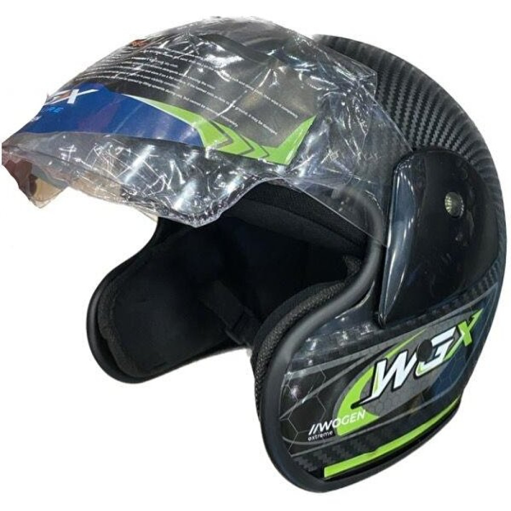 Wgx Wogen Kask Siyah L Beden Çenesi Açık Motorsiklet Kaskları Fiyatı