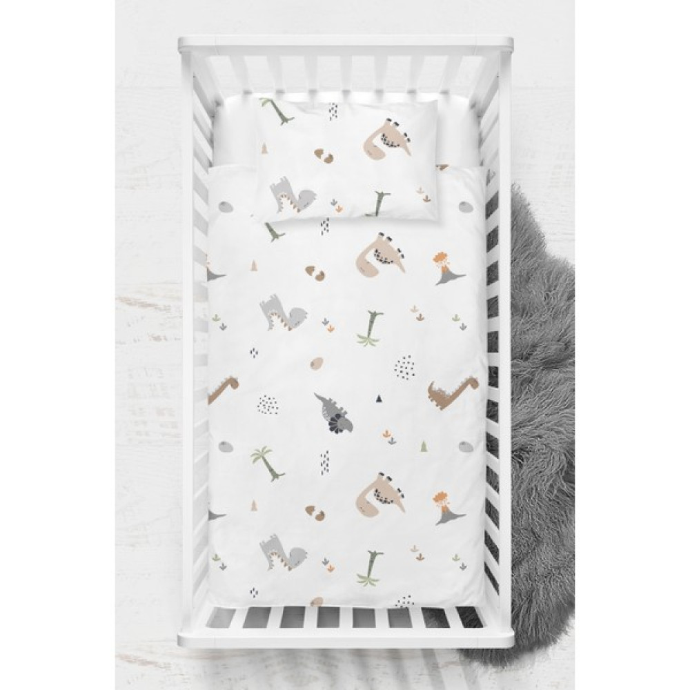 Wheeppo Pamuk Dinozor Çarşafsız Ranforce Nevresim Seti - Orman - 100 x 150 cm Oto Boyaları Fiyatı