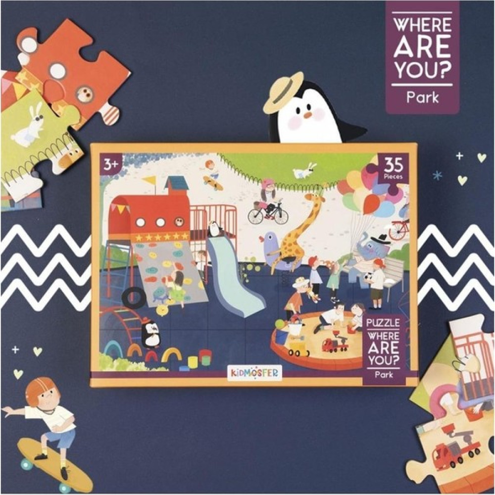 Where Are You / Neredesin / Park Puzzle (yapboz) / 35 Parça 3+ Yaş Eğitici Oyuncak Fiyatı