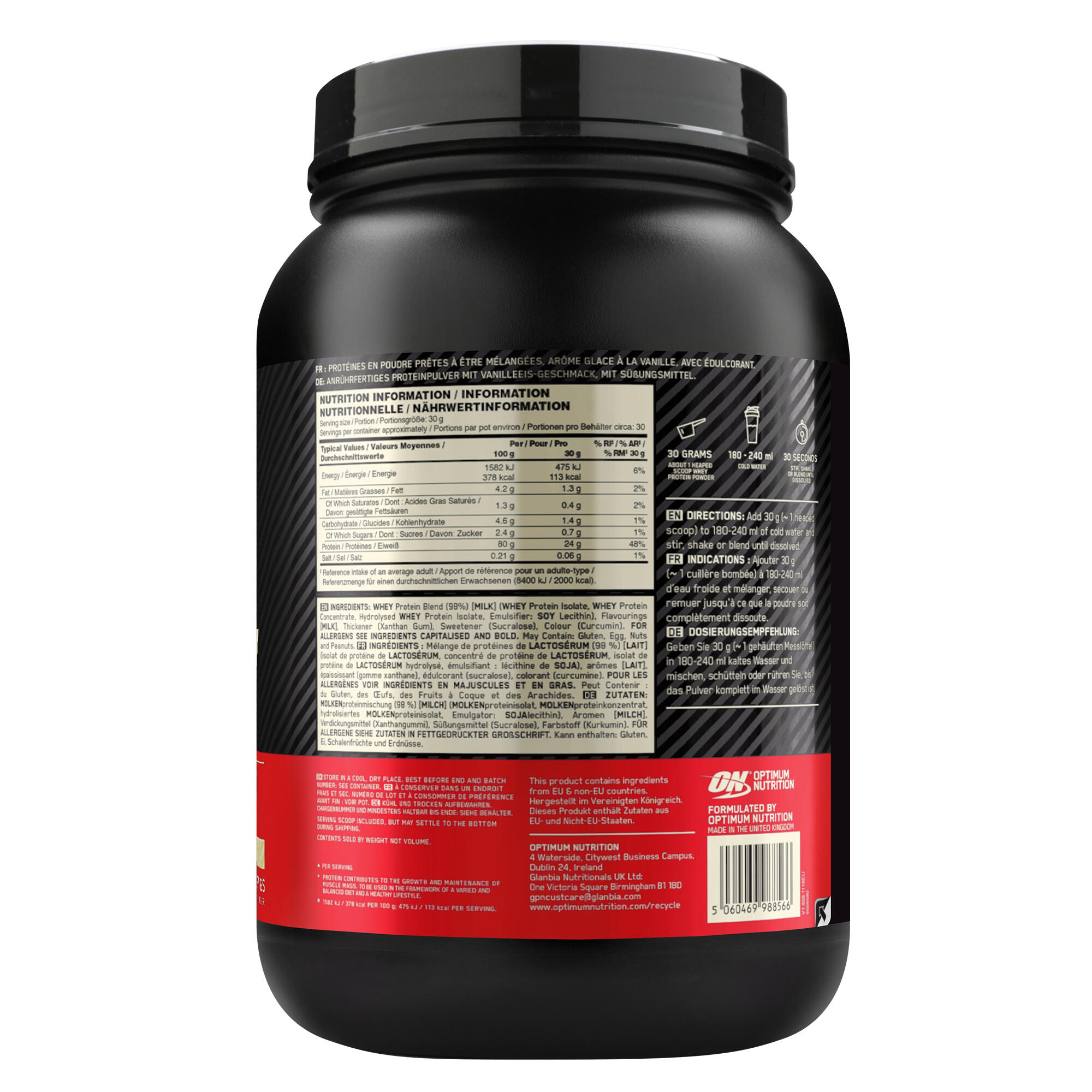 Whey Gold Standard Protein Tozu - Vanilyalı Dondurma - 908 g Diğer Fiyatı