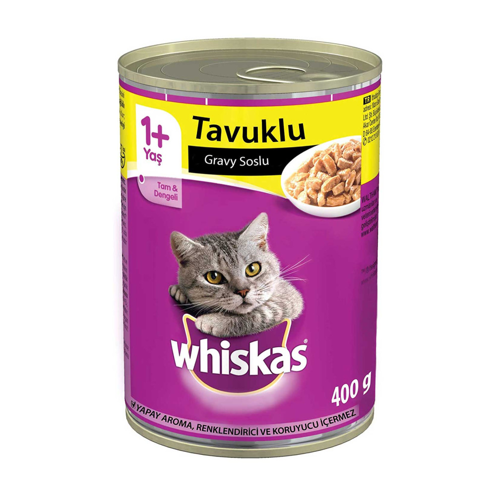 Whiskas Kedi Maması 400 gr Konserve Tavuk Etli Evcil Hayvan Ürünleri Fiyatı
