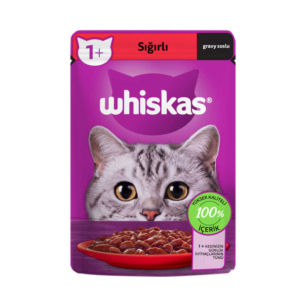 Whiskas Kedi Maması 85 gr Pouch Sığır Etli Evcil Hayvan Ürünleri Fiyatı