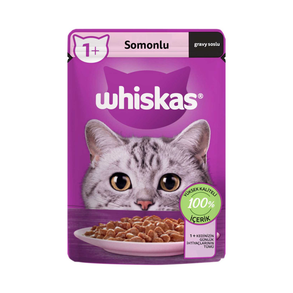 Whiskas Kedi Maması 85 gr Pouch Somonlu Evcil Hayvan Ürünleri Fiyatı