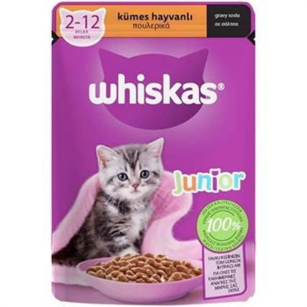 Whiskas Kumes Hayvanli Yavru Yas Kedi Mamasi 85 Gr Evcil Hayvan Ürünleri Fiyatı