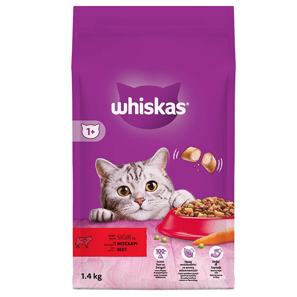 Whiskas Kuru Biftekli Kedi Maması 1,4 Kg Evcil Hayvan Ürünleri Fiyatı