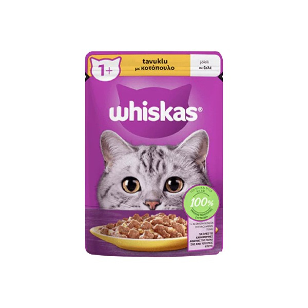 Whiskas Pouch Jöle Içinde Tavuklu Yetişkin Kedi Konservesi 85 gr Evcil Hayvan Ürünleri Fiyatı