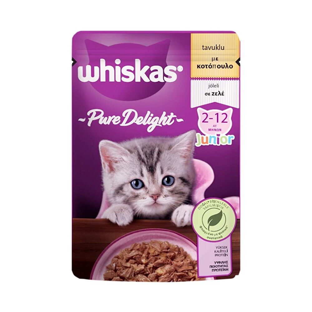 Whiskas Pure Delight Tavuklu Yavru Kedi Maması 85 Gr Evcil Hayvan Ürünleri Fiyatı