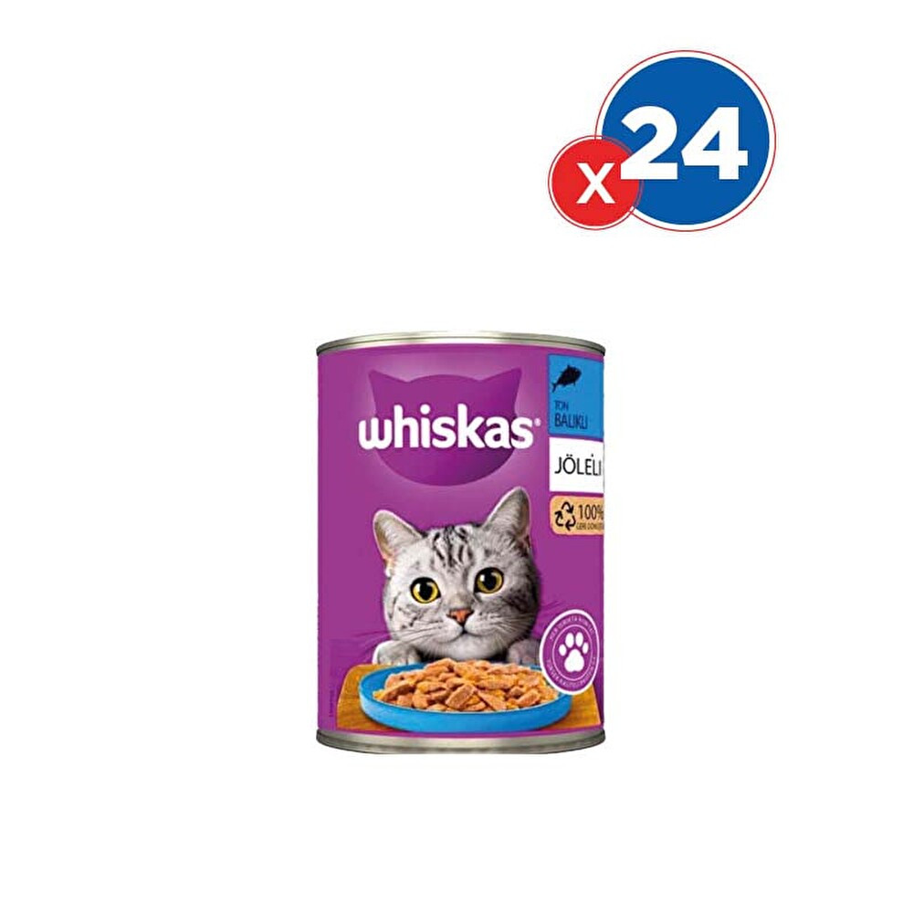 Whiskas Ton Balıklı Konserve Kedi Maması 400 GrX24'lü Evcil Hayvan Ürünleri Fiyatı