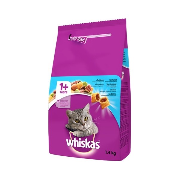 Whiskas Ton Balıklı ve Sebzeli Premium Kuru Kedi Maması 1,4 Kg Lezzetli Balık Tadında Evcil Hayvan Ürünleri Fiyatı