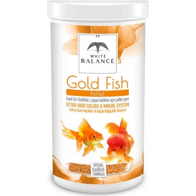 White Balance Gold Fish Pellets Japon Balık Yemi 1000ml Paket Evcil Hayvan Ürünleri Fiyatı