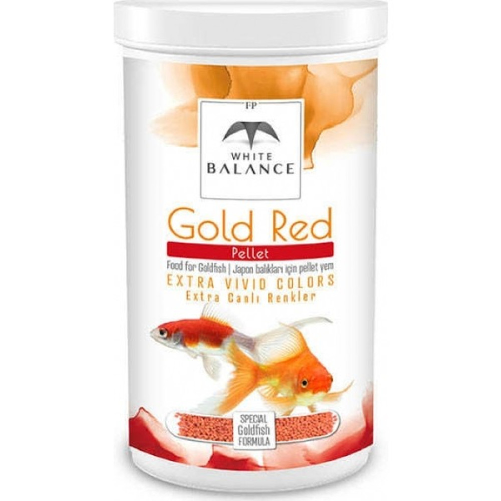 White Balance Japon Balığı Gold Red Pellets Yemi 250ml Evcil Hayvan Ürünleri Fiyatı