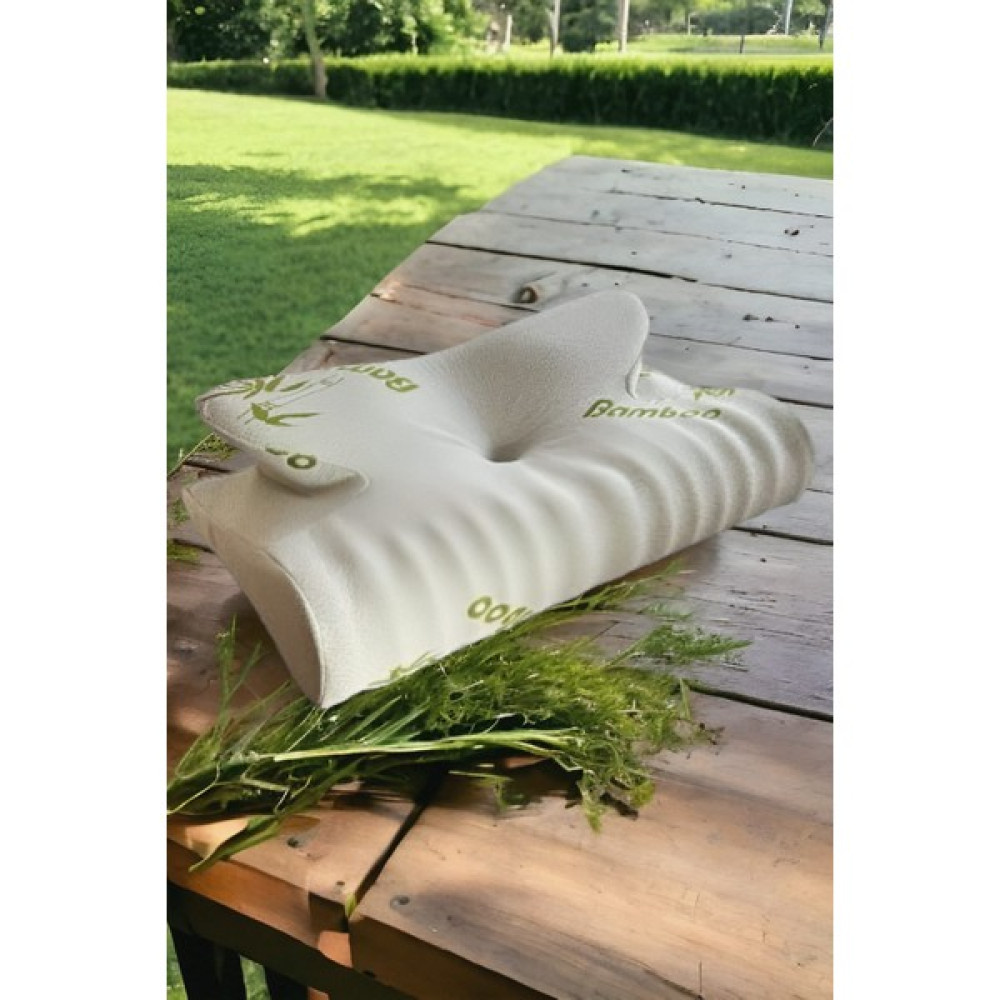 White Blanco Belezza Bambu Kılıflı Ortopedik Rahat Uyku Yastığı - 38 x 60 cm - Beyaz Yastık Fiyatı