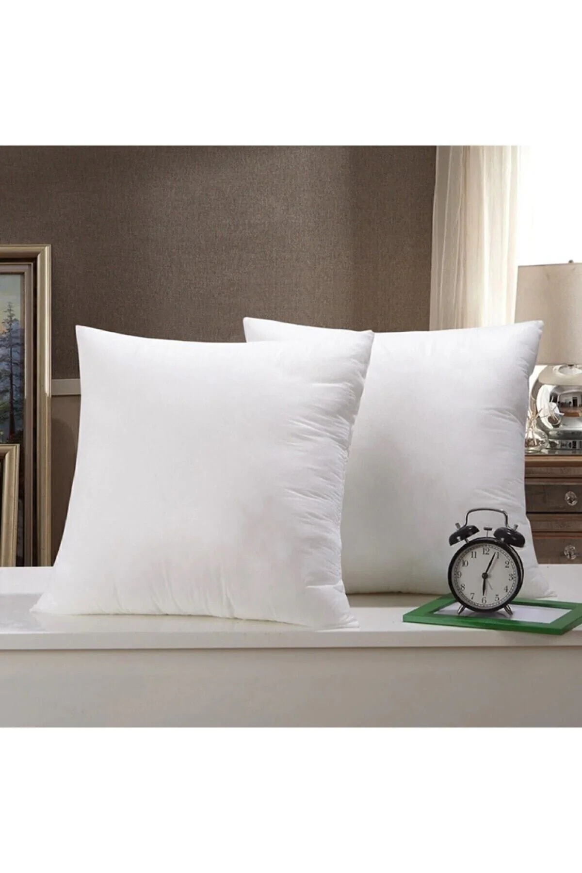 WHITE HOME Beyaz Kırlent Iç Yastığı Silikonize Dolgu 43x43 Cm 2 Adet Yatak Odası Tekstili Fiyatı