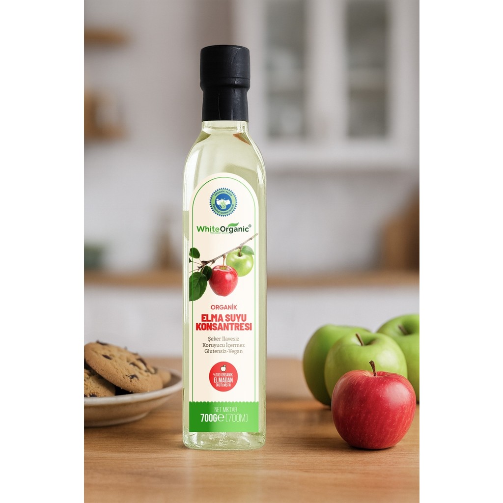 White Organic Organik Elma Suyu Konsantresi 700 gr Diğer Fiyatı