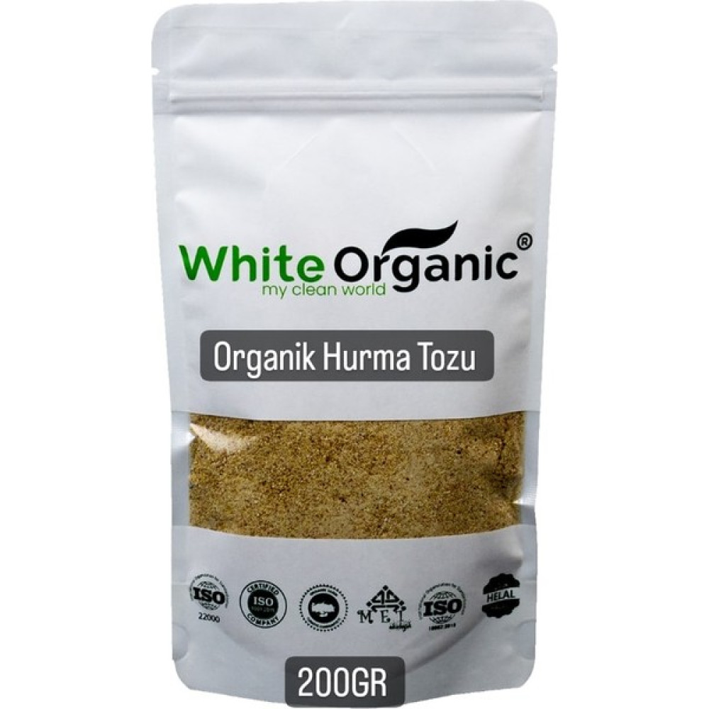White Organic Organik Hurma Tozu 200 gr 8 Ay Glutensiz Sertifikalı Vegan Bebek Beslenme Gereçleri Fiyatı