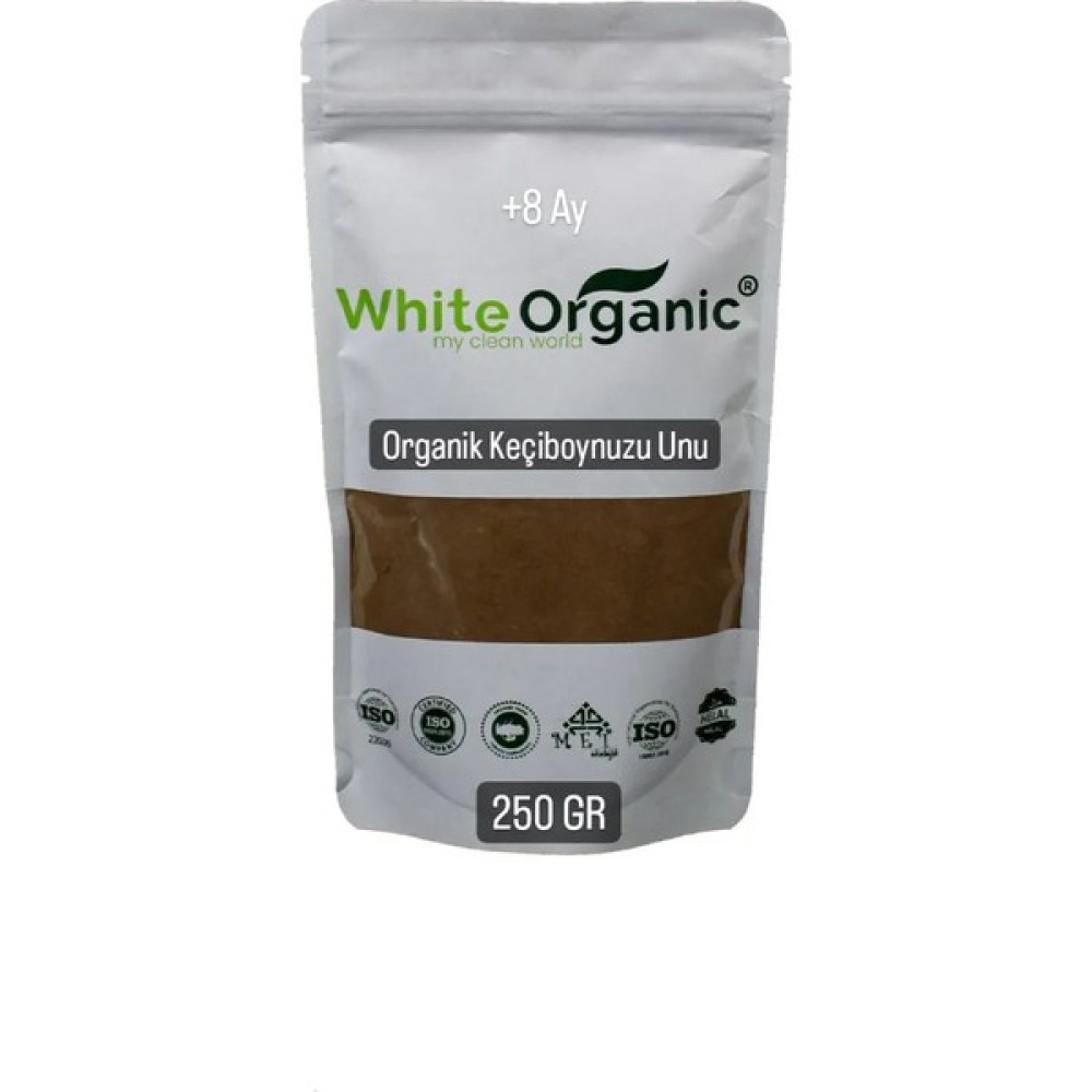 White Organic Organik Keçiboynuzu Unu 250 gr +8 Ay Bebek Ek Gıdası Helal Glutensiz Bebek Beslenme Gereçleri Fiyatı