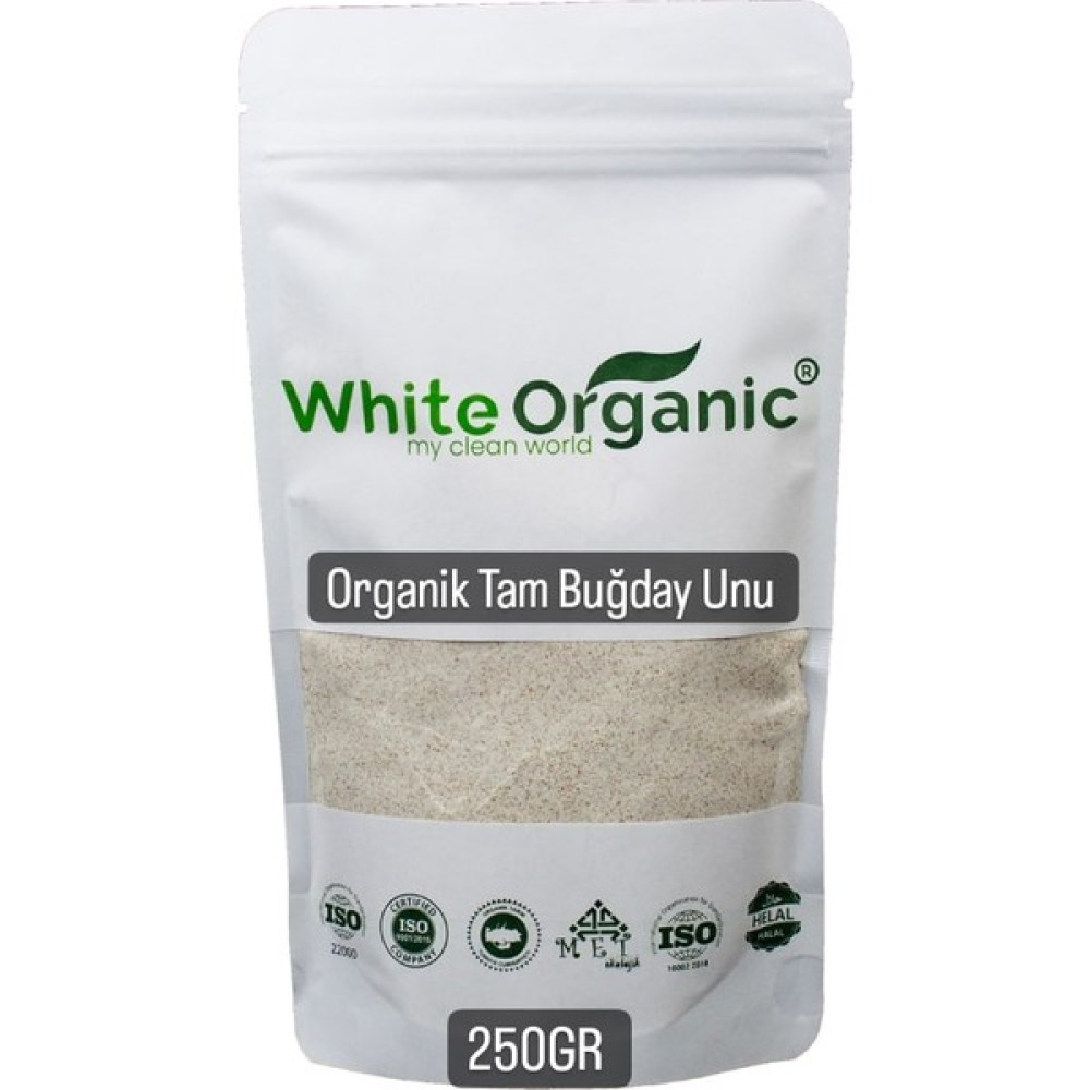White Organic Organik Tam Buğday Unu Atalık Tohum Taş Değirmen 8 Ay 250 gr Helal Belgeli Bebek Mamaları Fiyatı