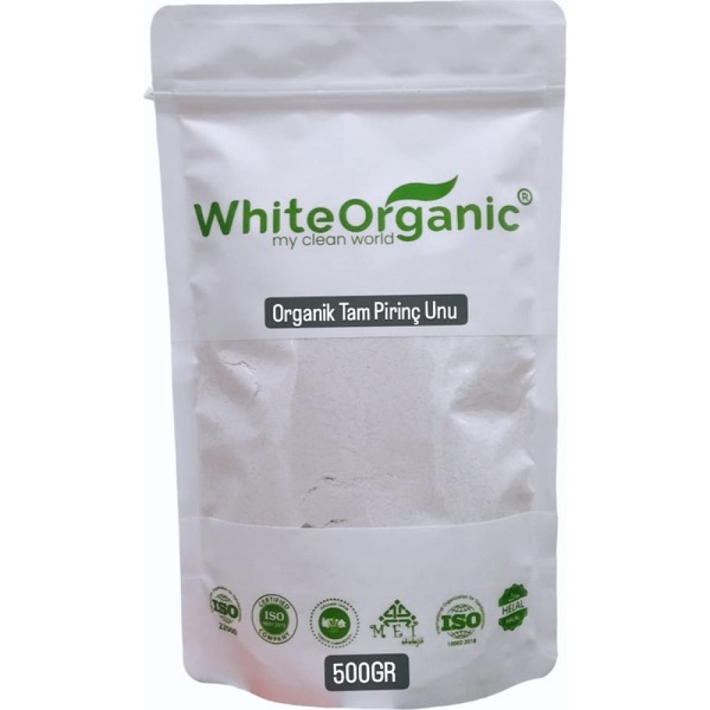 White Organic Organik Tam Pirinç Unu 500 gr Bebek Ek Gıdası 6 Ay Taş Değirmen Bebek Mamaları Fiyatı