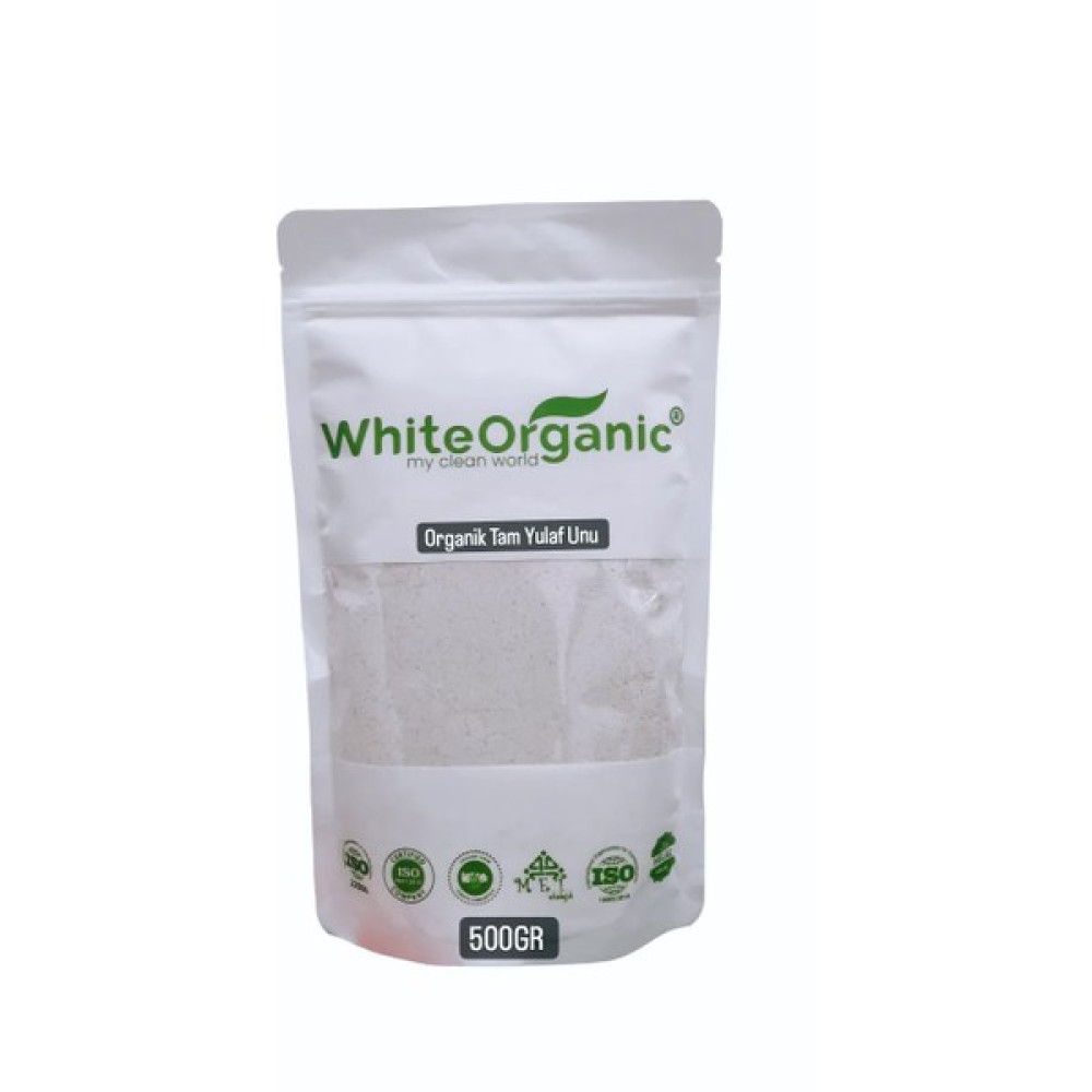 White Organic Organik Tam Yulaf Unu 500 gr +6 Ay Taş Değirmen Helal Belgeli Bebek Mamaları Fiyatı