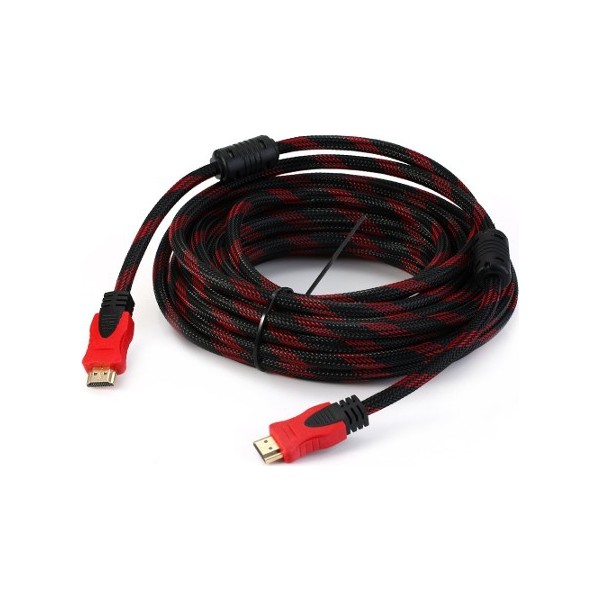Whitecom 5 Metre Hasır Sargılı Altın Uçlu Hdmi Görüntü Kablosu 3D 14V Diğer Fiyatı