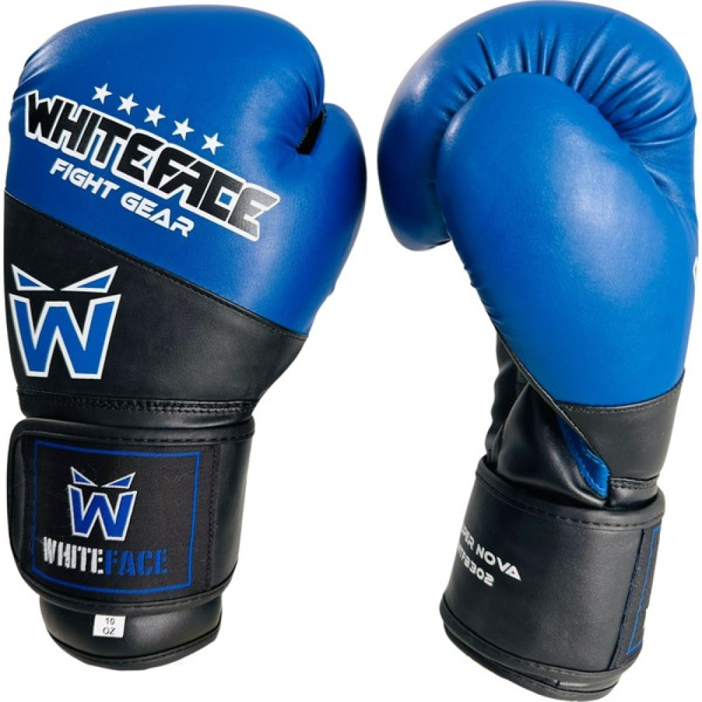 Whıteface Boks Eldiveni Supernova (Muay Thaı - Kıck Boks Maç Eldiveni) (Mavi-Siyah) 8-10-12 Oz. Diğer Spor Ürünleri Fiyatı