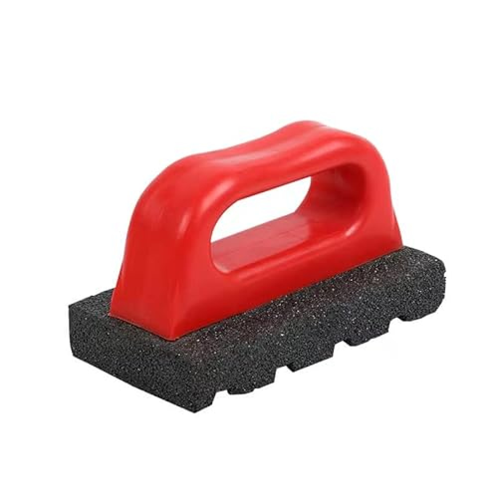 WHLZYEVA Masonry Rubbing Brick, Fluted Rub Bricks, 20 Grit, Plastic Handle