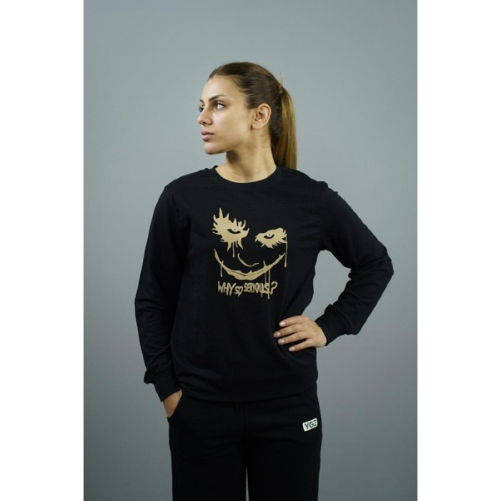 Why So Serious Baskılı Kadın Sweatshirt Bayan Sweatshirt Fiyatı