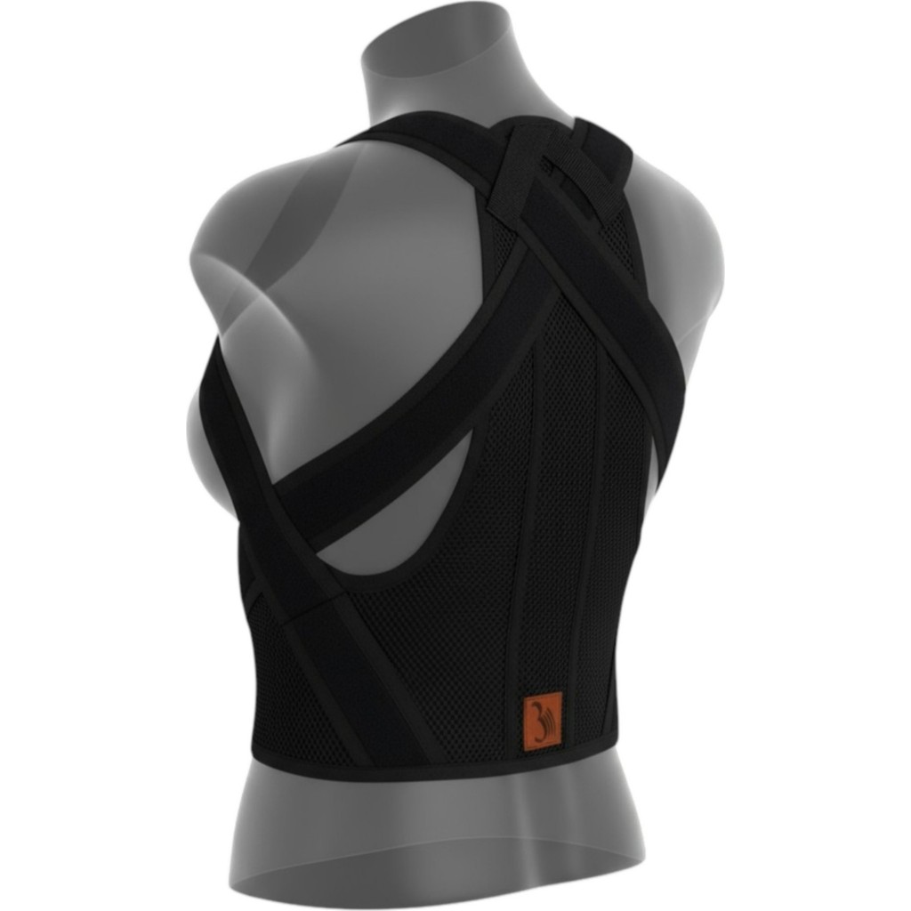 Wi-Fro Balenli Dik Durus Korsesi Sırt ve Bel Destekli Unisex Korse - Siyah - Standart Korse Fiyatı