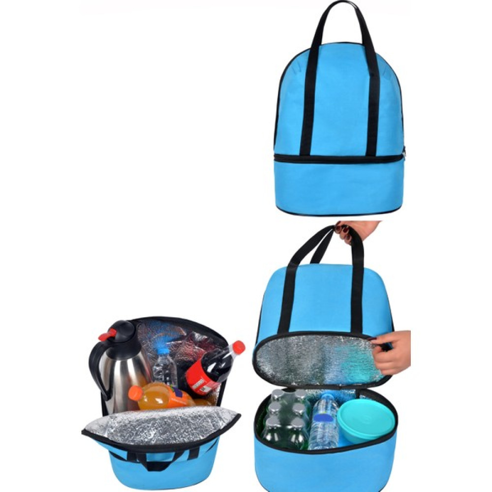 Wi-Fro Termal Termos Çanta Isı Yalıtımlı Sıcak Soğuk Tutucu Piknik Kamp Plaj Outdoor 2 Bölmeli 26 Litre Kamp Mutfağı Fiyatı