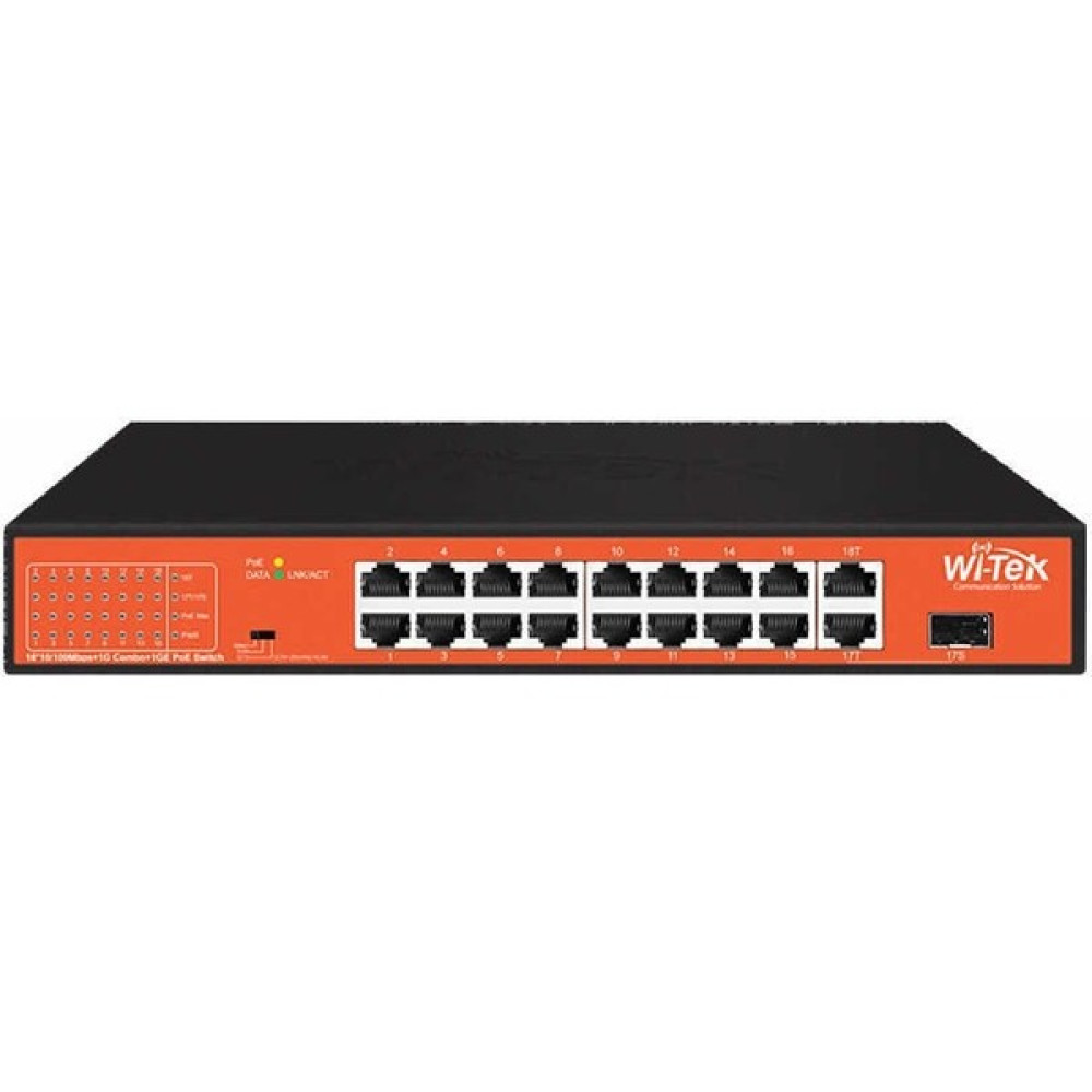 Wı-Tek 16PORT 150W Full Poe WI-PS518GH 10-100 Yönetilemez Switch Oto Boyaları Fiyatı