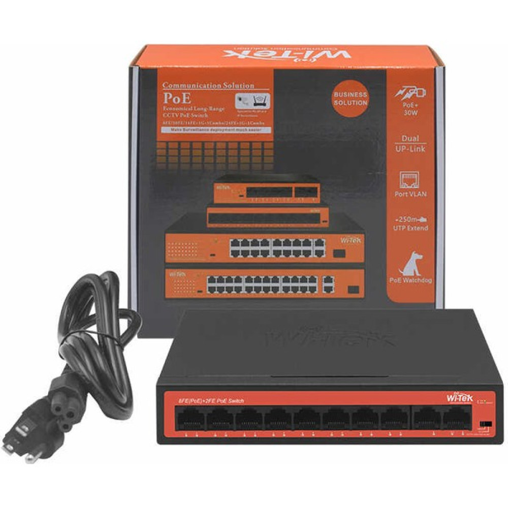 Wi-Tek WI-PS210H Poe Switch Oto Boyaları Fiyatı