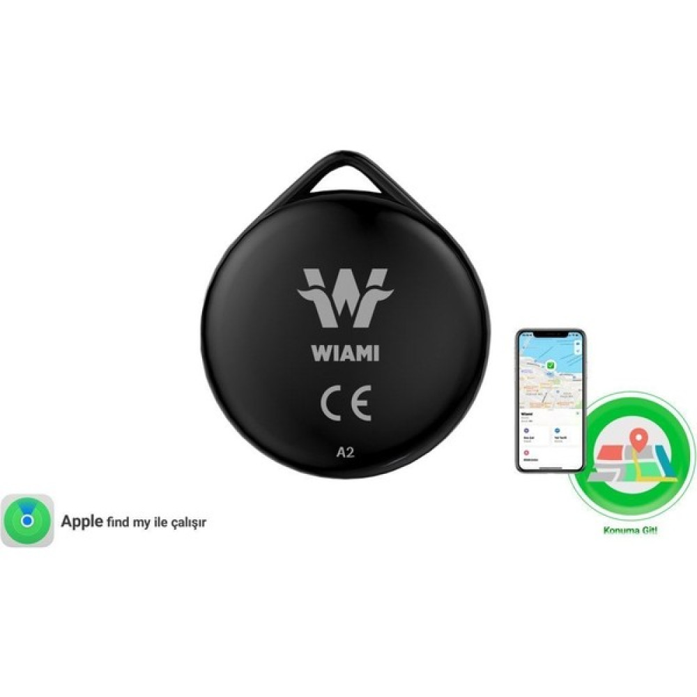 Wiami A2 Airtag Akıllı Takip Cihazı - Siyah Cep Telefonu Aksesuarı Fiyatı