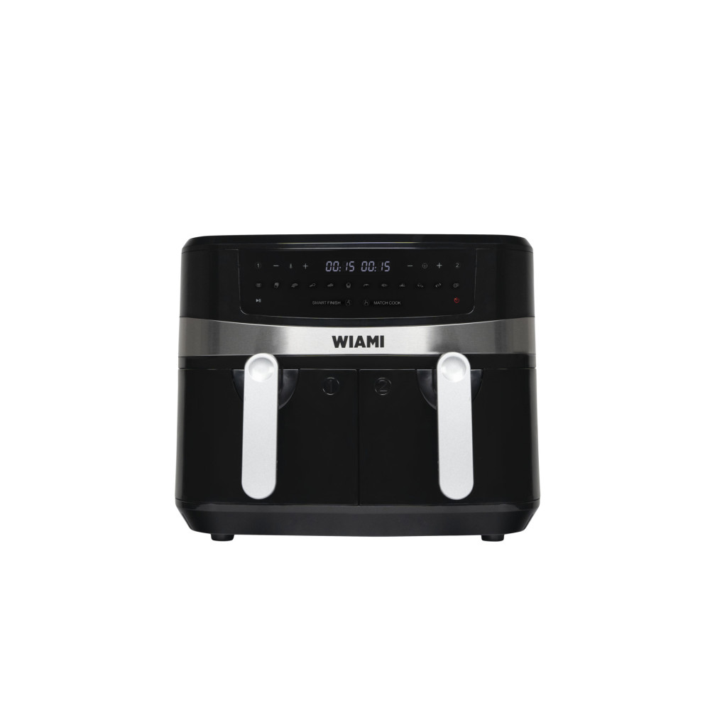 WİAMi Air Fryer 9 Litre Siyah Çift Sepetli Akıllı Fritöz 5+ L Beden Fritözler Fiyatı