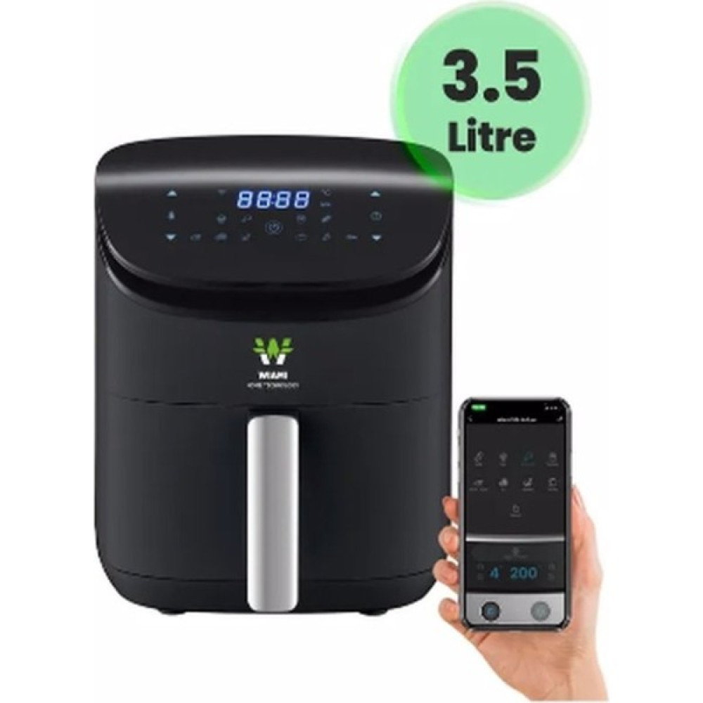 Wiami Airfryer 3.5 L Akıllı Yağsız Hava Fritözü Siyah Fritözler Fiyatı