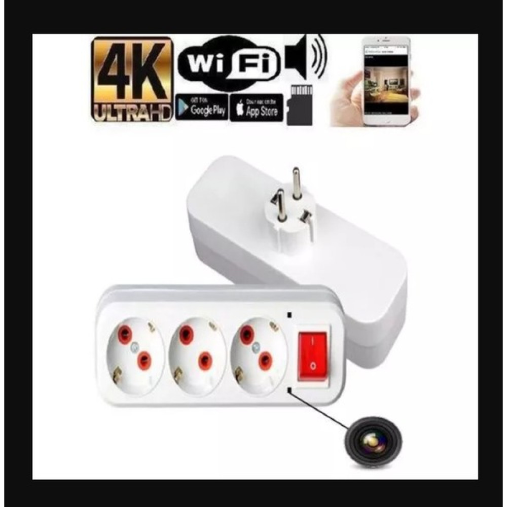 Wificam Plus 3 Lü Priz Golyat Wifi Full Hd 1080P Gizli Bakıcı Kamerası Dijital Video Kameralar Fiyatı