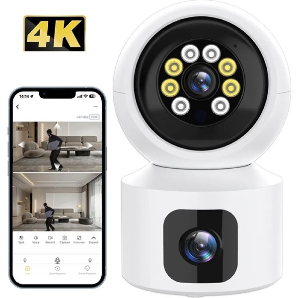 Wificam Plus Çift Kameralı Fhd Iç Mekan Ptz Wifi Smart Kamera Yapay Zeka Yazılımı Sayesinde Insan Takip Özelliği Dijital Video Kameralar Fiyatı