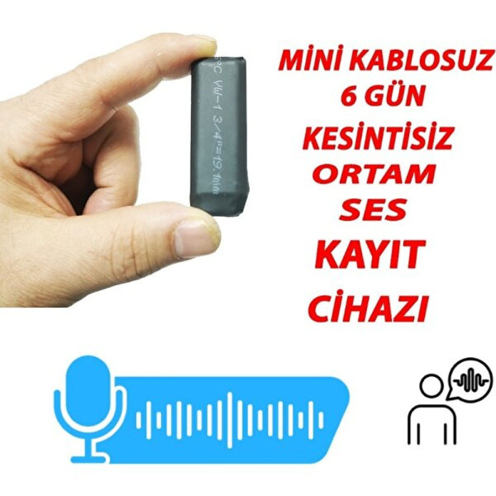 Wificam Plus Ses Kayıt Cihazı Mikro Boyut 6 Gün Şarj Süresi 16 GB Dahili Hafıza Ses Kayıt Cihazları Fiyatı