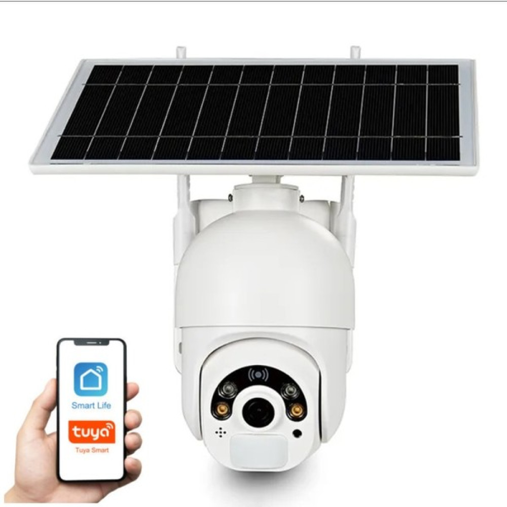 Wificam Plus Tuya Smart Yazılımlı Solar Panelli Dış Mekan Ptz Wifi Kamera - Gümüş Dijital Video Kameralar Fiyatı